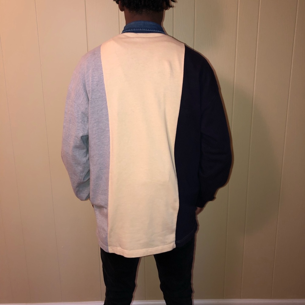 Colorblock Rugger Long Sleeve. - Picture 2 of 6